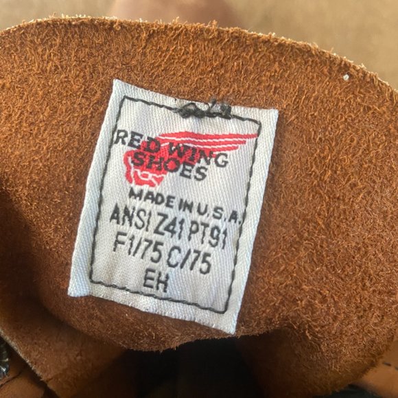 Red Wing 2369 Vintage Women's Brown Leather Steel Toe Work Boots Size 9.5B - Picture 3 of 3